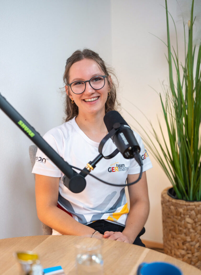 Einrad-Athletin Hannah Grätzl auf Medaillenkurs